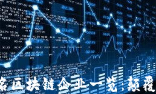 2023年国外知名区块链企业一览:颠覆传统行业的新星